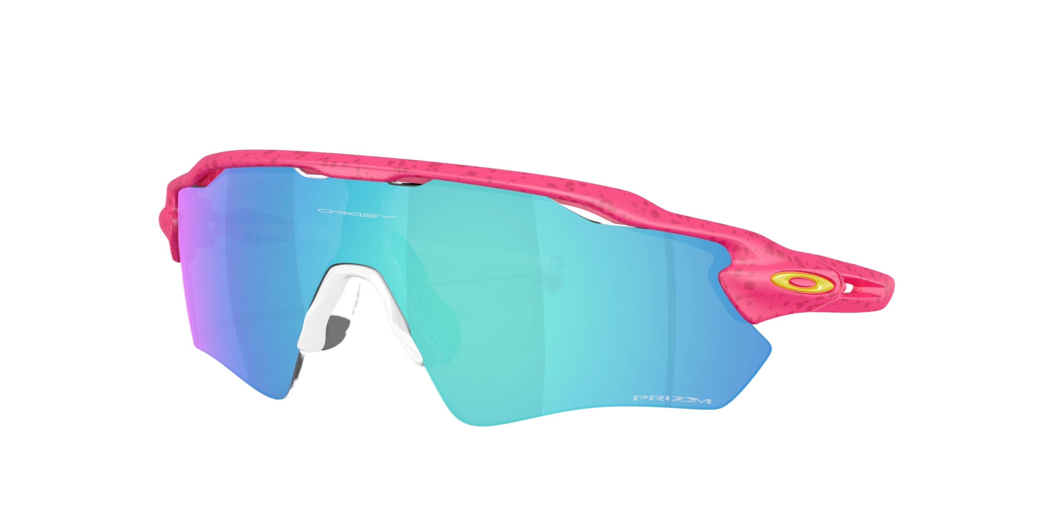 【訳あり】オークリー Radar EV Prizmレンズ (ピンク×ミント) Oakley Radar EV Path Sunglasses - Neon Pink Splatter/Prizm Sapphire